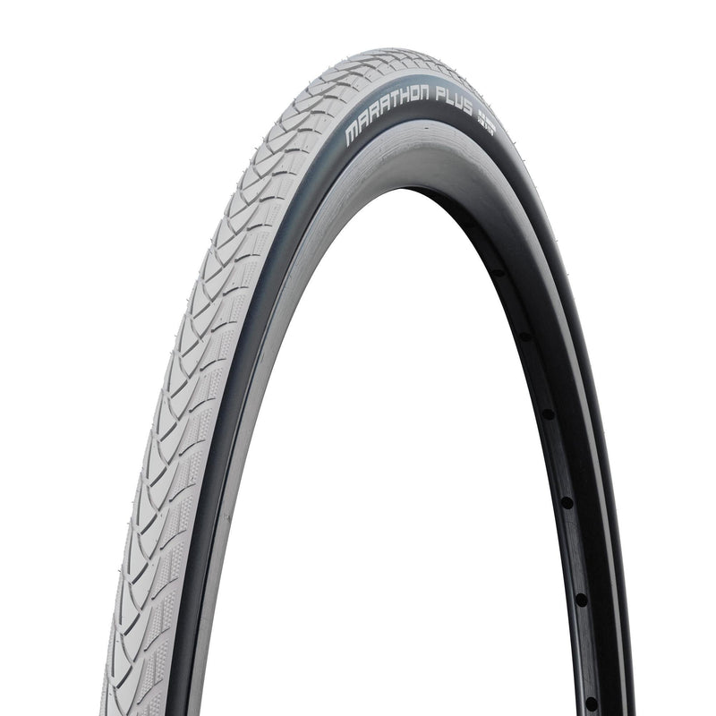 Load image into Gallery viewer, Schwalbe buitenband Marathon Plus 24 x 1 3 8 grijs
