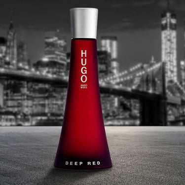 Hugo boss eau de parfum spray deep red 90ml dames