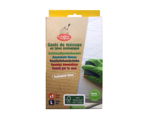 La droguerie écologique huishoudhandschoenen - natuurlatex fsc - xl