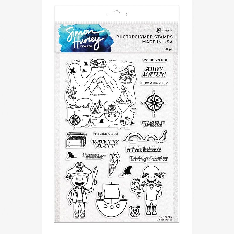 Load image into Gallery viewer, Ranger ink ranger • simon hurley create. fotopolymeer stempel pirate party
