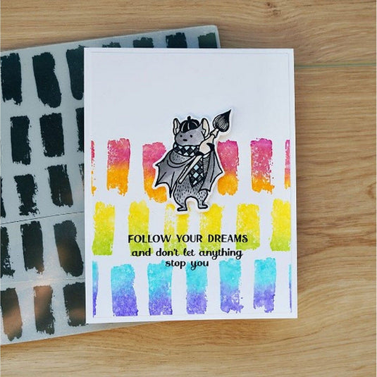 Ranger ink ranger • simon hurley create. background stamp brushstrokes