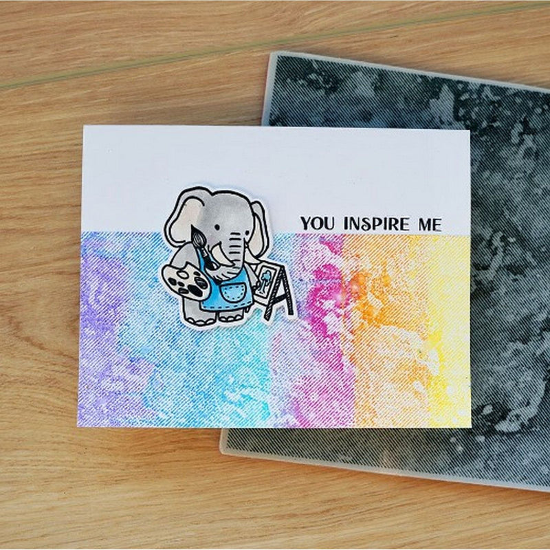 Load image into Gallery viewer, Ranger ink ranger • simon hurley create. background stamp watercolor
