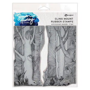 Ranger ink ranger • simon hurley create. cling mount rubber stamp whimsical woods