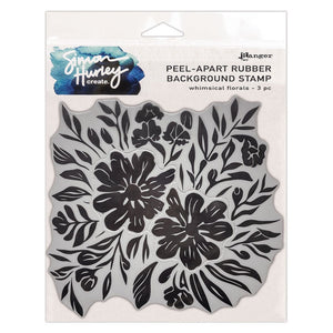 Ranger ink ranger • simon hurley create. background stamp 15,2x15,2cm whimsical florals