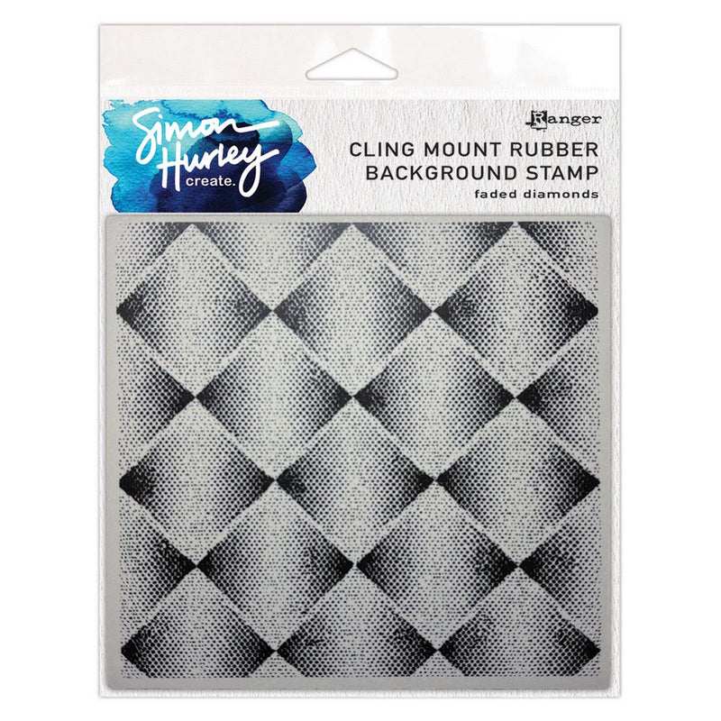 Load image into Gallery viewer, Ranger ink ranger • simon hurley create. background stamp faded diamonds
