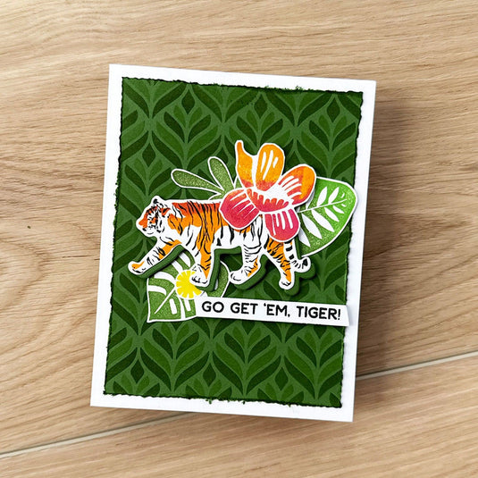 Ranger ink ranger • simon hurley create. stencils geo leaves 3pcs