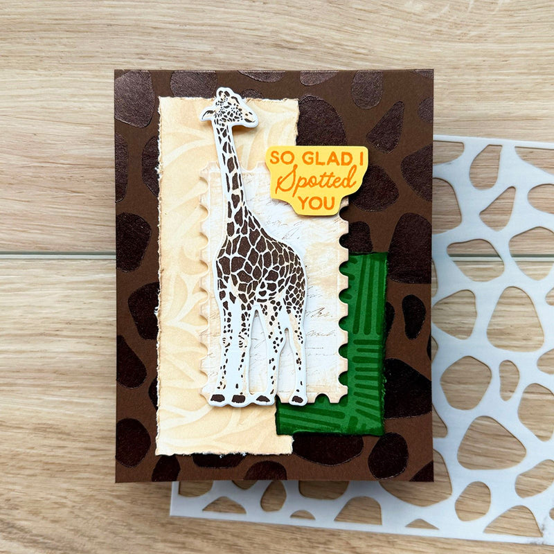 Load image into Gallery viewer, Ranger ink ranger • simon hurley create. stencils animal prints 2pcs
