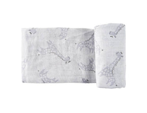Happybear hydrofiele doek - blue giraffe