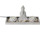 Home styling boeddha zen tuintje set 29,5x12x7cm