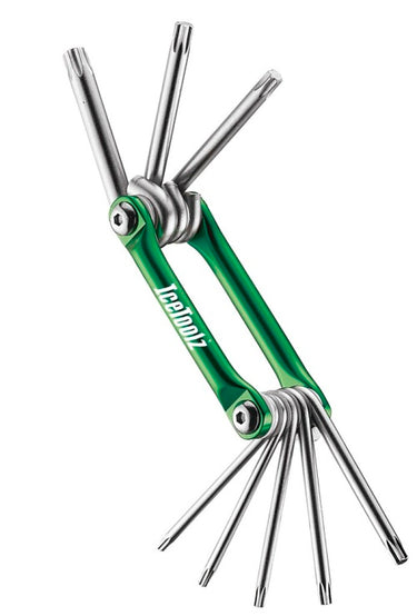 Icetoolz gereedschapset 8-delig, star-8, aluminium, 96t1