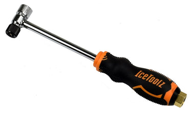Buzaglo icetoolz compressorhandvat 240a911 alu rubber oranje zwart
