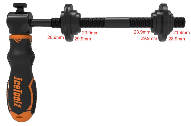 Load image into Gallery viewer, Icetoolz trapaslagerpers, bb30-bb86-bb92-bb386, 11r4
