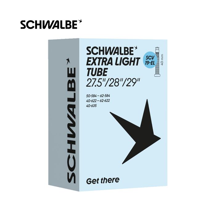 Afbeelding laden in galerijviewer, Schwalbe binnenband scv19-el 40 62-584 635 40mm zwart
