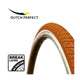 Dutch perfect buitenband 28 x 1.40 40-622mm anti-lek - orange met reflectie