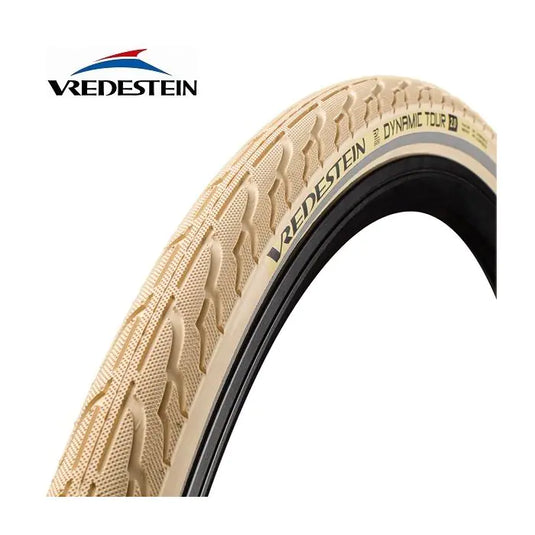 Vredestein buitenband Dynamic Tour 28 x 1 5 8 x 1 3 8 creme refl
