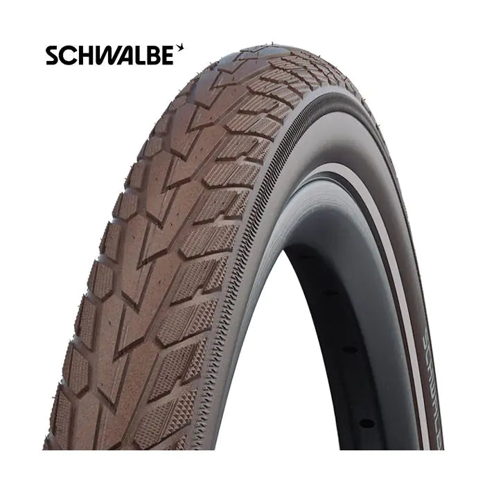 Afbeelding laden in galerijviewer, Schwalbe buitenband 28x1.60 (42-622) road cruiser k-guard bruin hs377
