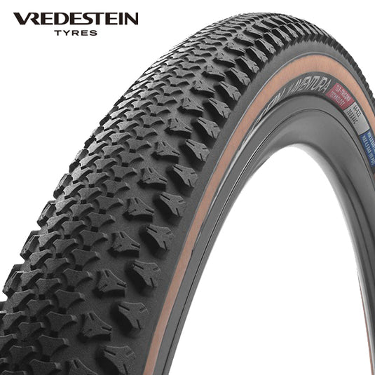 Vredestein - aventura tlr 700x44c zwart bruin