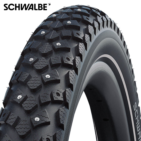 Chargez l'image dans la visionneuse de la galerie, Buitenband Schwalbe 26-1.75 (47-559) Winter Active R 100 spik zwart
