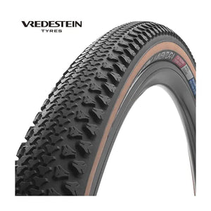 Vredestein buitenband 27.5 x 2.00 vr (50-584) aventura tlr gravel zwart transparant vouw