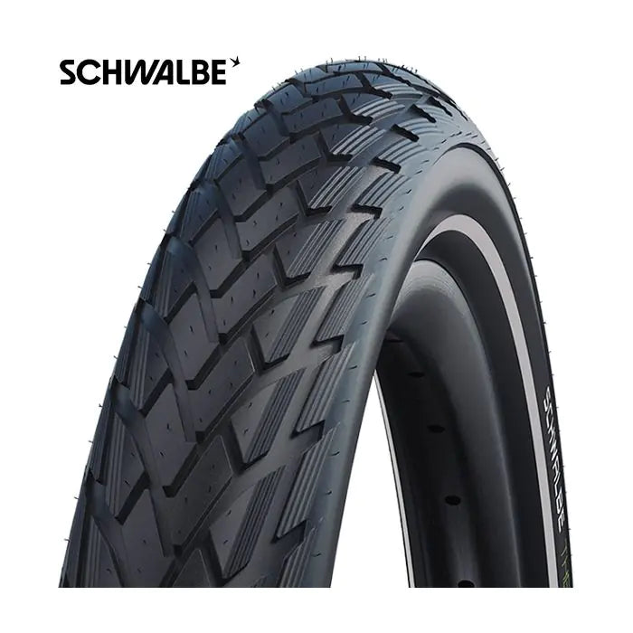 Afbeelding laden in galerijviewer, Schwalbe buitenband Marathon Perf G-Guard 27.5 x 2.15 zw refl
