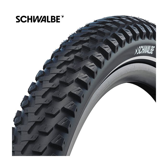 Load image into Gallery viewer, Schwalbe draadband marathon plus mtb 57-622 +r zwart
