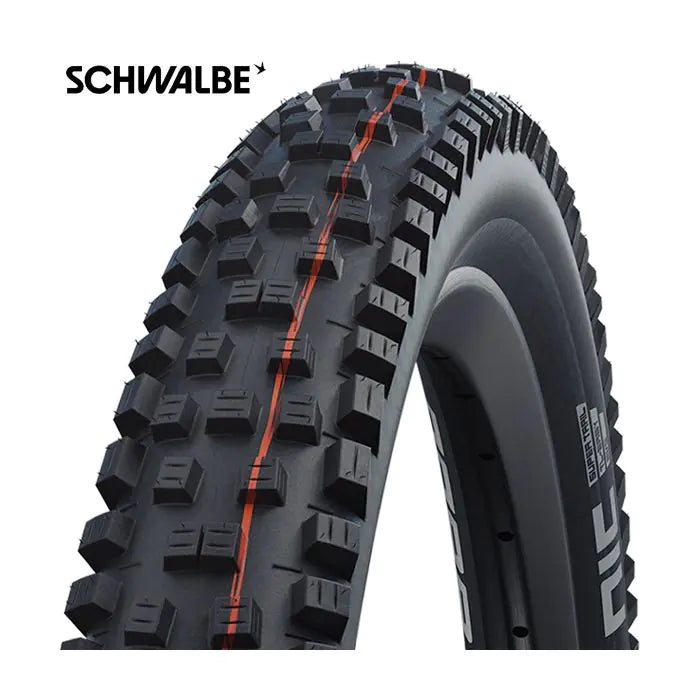 Afbeelding laden in galerijviewer, Vouwband Schwalbe Nobby Nic Super Trail 29 x 2.40 62-662 mm - zwart
