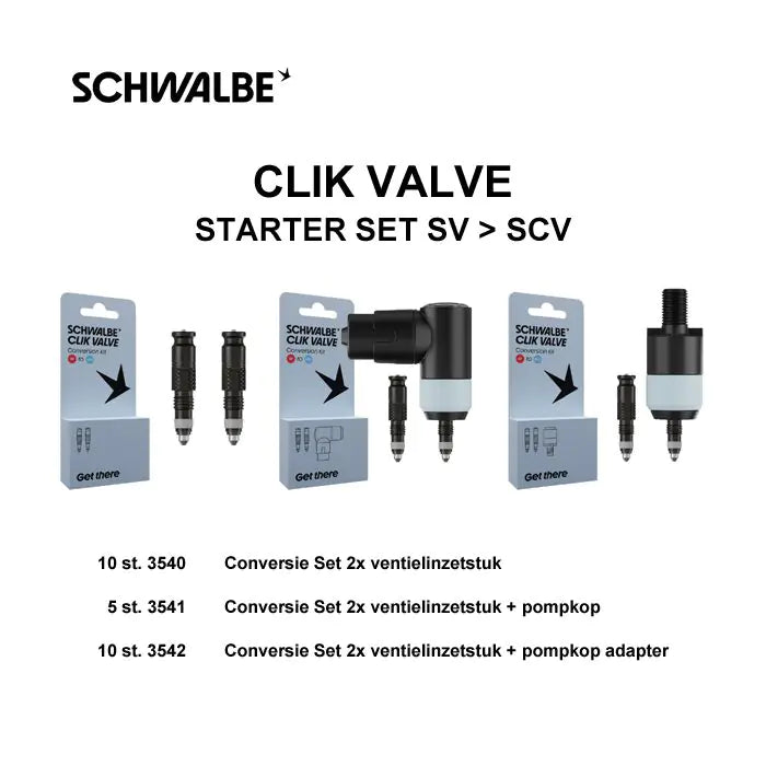 Load image into Gallery viewer, Schwalbe ventil clik valve valve clik valv starter kit sv
