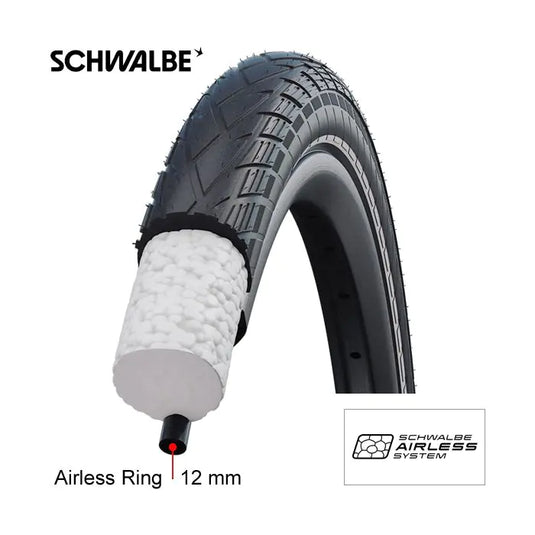 Schwalbe airless rim ring 12 mm sas02