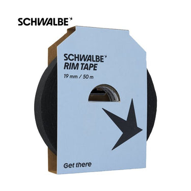 Schwalbe fabric rim tape 50m x 19mm, roll, max.10 b