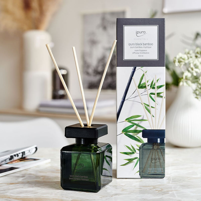 Load image into Gallery viewer, Ipuro geurdiffuser black bamboo 100 ml
