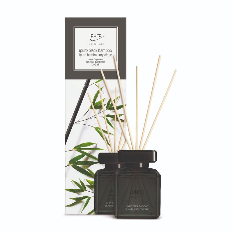 Load image into Gallery viewer, Ipuro geurdiffuser black bamboo 200 ml
