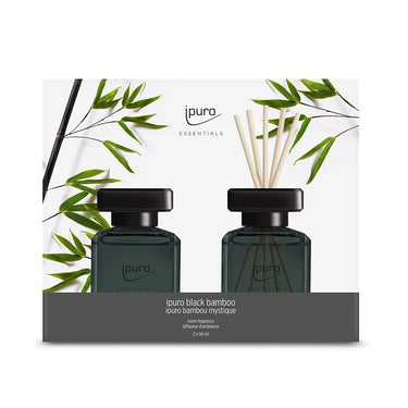 Ipuro geurdiffuser black bamboo 2 x 50 ml