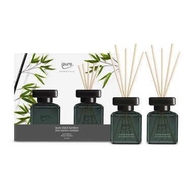 Ipuro geurdiffuser black bamboo 2 x 50 ml
