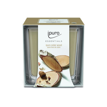 Ipuro geurkaars cedar wood 125gr.