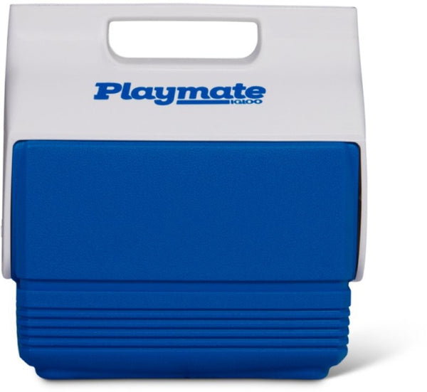 Playmate Mini koelbox 3,8 liter blauw wit