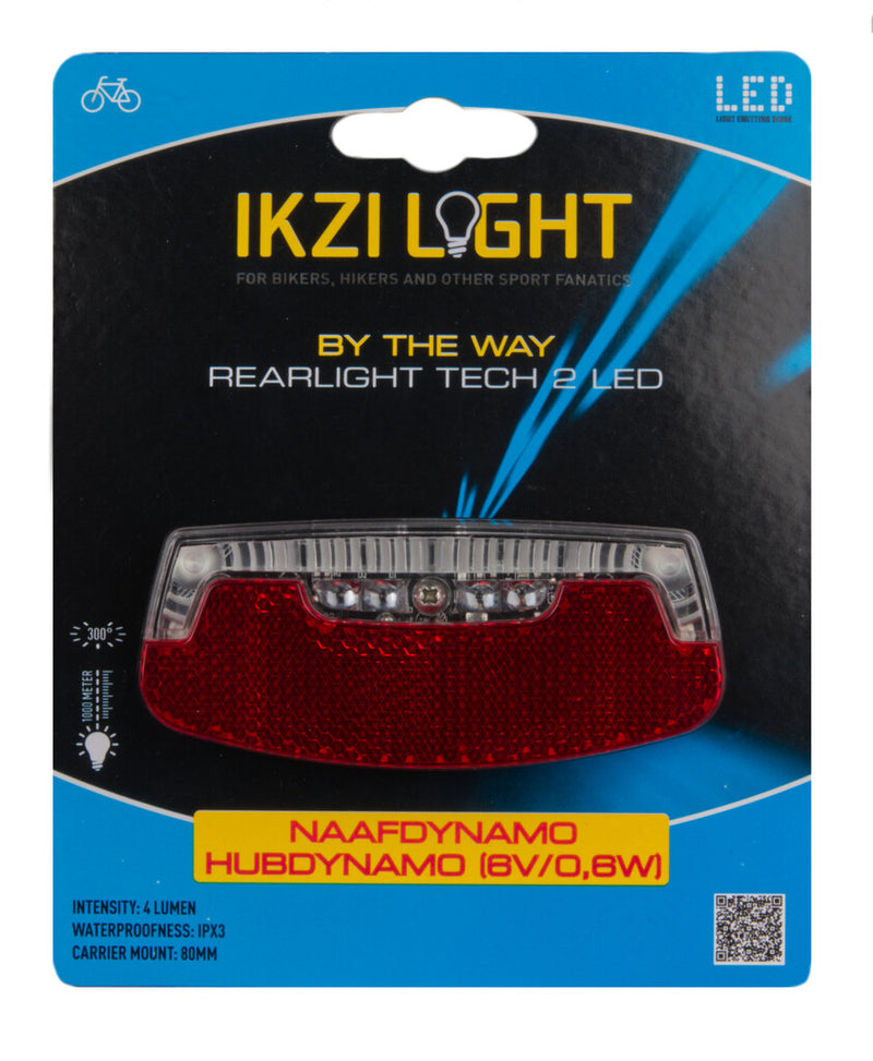 Load image into Gallery viewer, Ikzi achterlicht 2-leds by the way naafdynamo kaart
