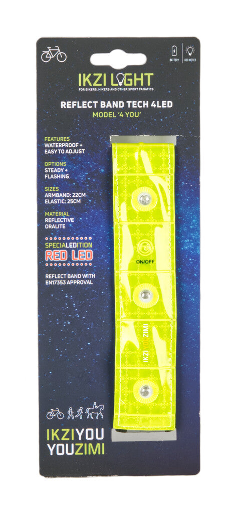 Load image into Gallery viewer, Ikzi reflex armband 4-led
