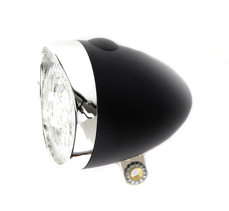Afbeelding laden in galerijviewer, Koplamp Retro LED Zwart Batterij
