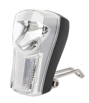 Ikzilight koplamp The Boss, 1 witte led 20LUX. incl bracket en batterijen (hangverpakking)