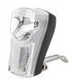 Ikzilight koplamp The Boss, 1 witte led 20LUX. incl bracket en batterijen (hangverpakking)