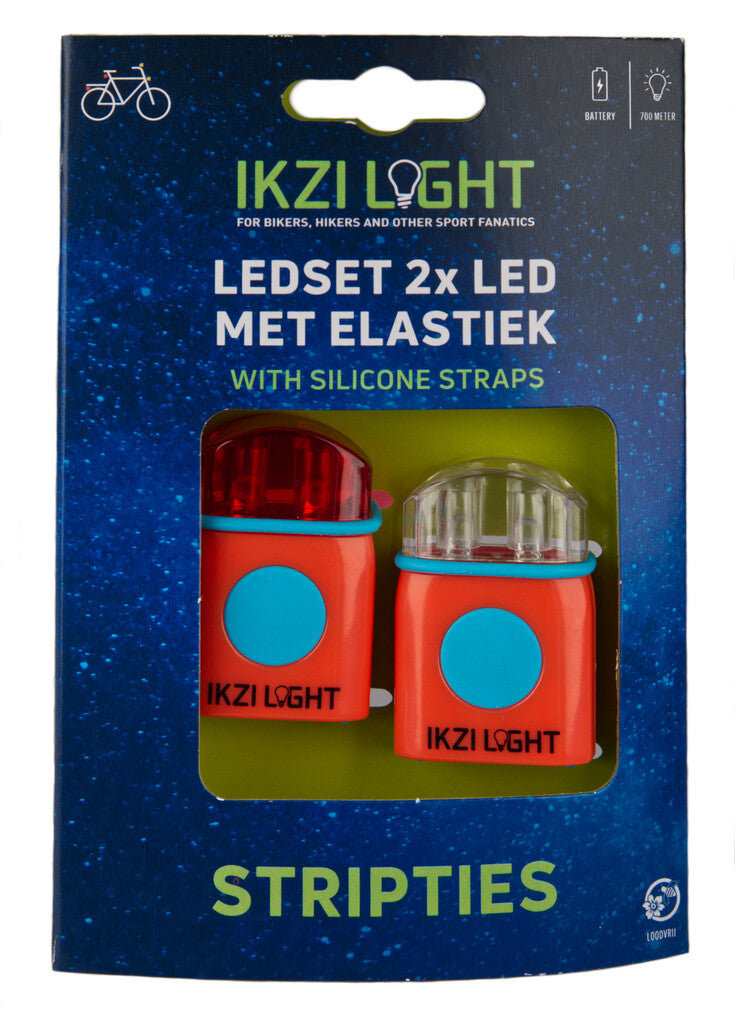 Load image into Gallery viewer, IkziLight LED rood verlichting set Mini siliconen (hangverpakking)

