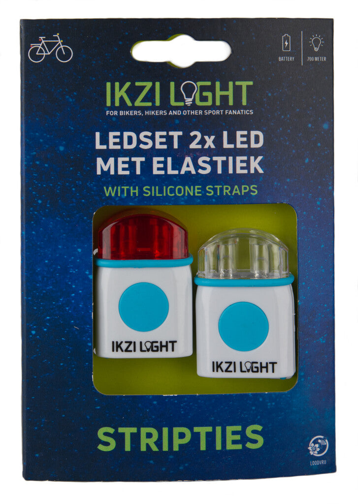 Load image into Gallery viewer, Verlichtingset Ikzi stripties wit
