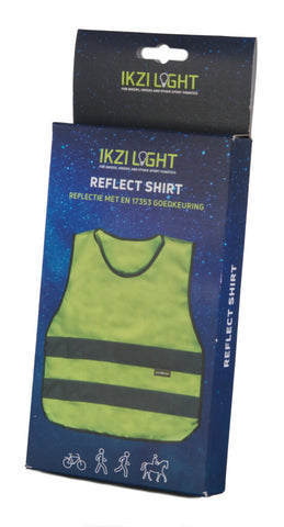 IKZI-Light Reflect Shirt XS geel Veiligheidsvest kinder