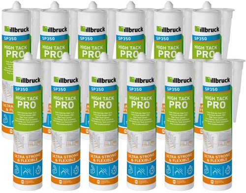 Afbeelding laden in galerijviewer, Illbruck sp350 high tack pro lijmkit | zwart | 310 ml | 12 stuks - sp350396591
