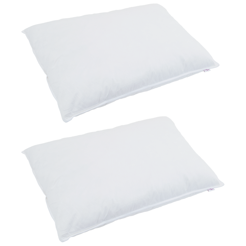 Chargez l'image dans la visionneuse de la galerie, Vidaxl dekbed set met kussen 3 pcs wit donsveertjes

