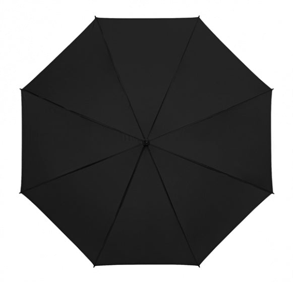 golfparaplu windproof 125 cm polyester zwart