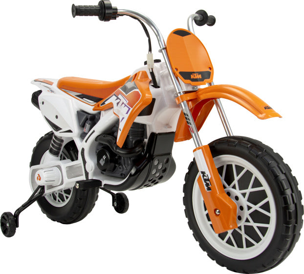 Load image into Gallery viewer, Injusa KTM SX-F My23 accuvoertuig crossmotor 12V oranje zwart
