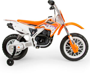 Injusa KTM SX-F My23 accuvoertuig crossmotor 12V oranje zwart