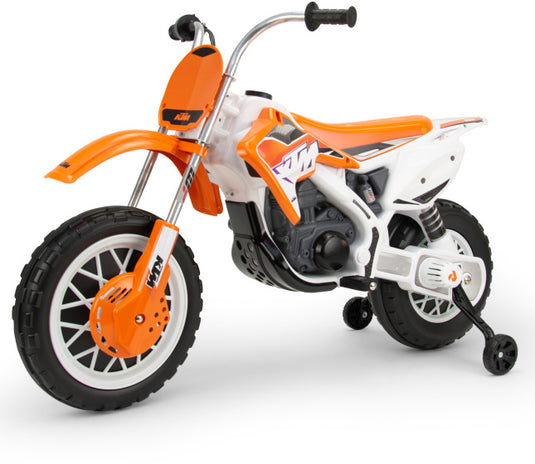 Injusa KTM SX-F My23 accuvoertuig crossmotor 12V oranje zwart