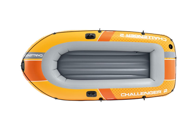 Chargez l'image dans la visionneuse de la galerie, Intex challenger 2-persoons boot set inclusief peddels en pomp 236x114x41cm (
